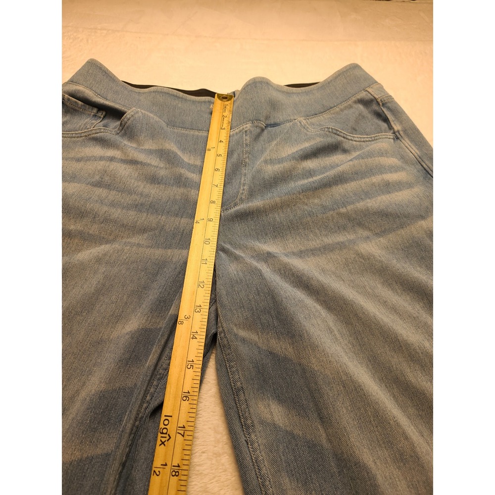 Halara High Waisted Light Wash Denim Jeggings XL Regular Blue Pull On Stretch - Picture 6 of 12